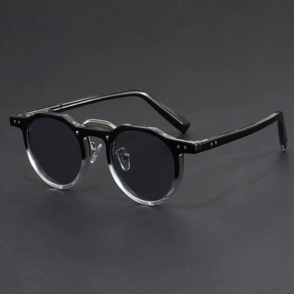 Acetate Retro Steampunk Polarized Sunglasses - CMS1030