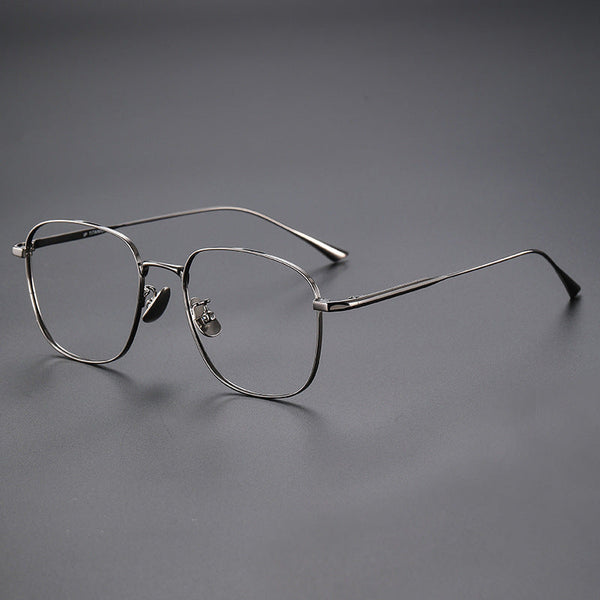 Retro Titanium Square Glasses Frame ST LOEWY