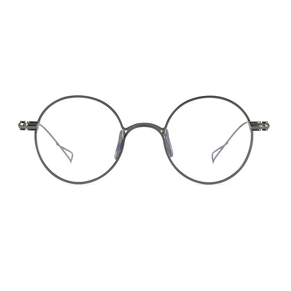 Gunn Vintage Titanium Round Glasses Frame