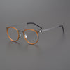 Leander Titanium Vintage Round Eyeglasses Frames 9704