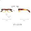 Garey Vintage Acetate Glasses Frame