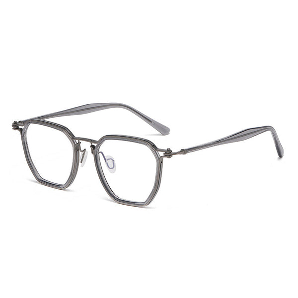 Morley Vintage Titanium Polygon Glasses Frame