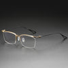 Lynch Versatile Rectangle Pure Titanium Half-frame Glasses Frame