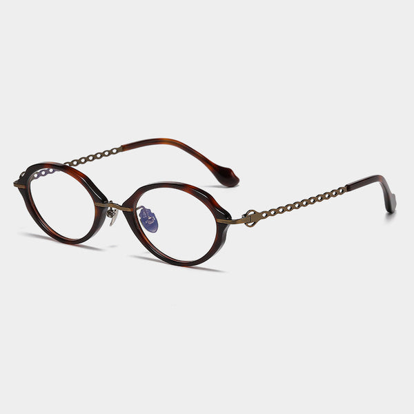 Naomi High-quality Titanium Oval Glasses Frame