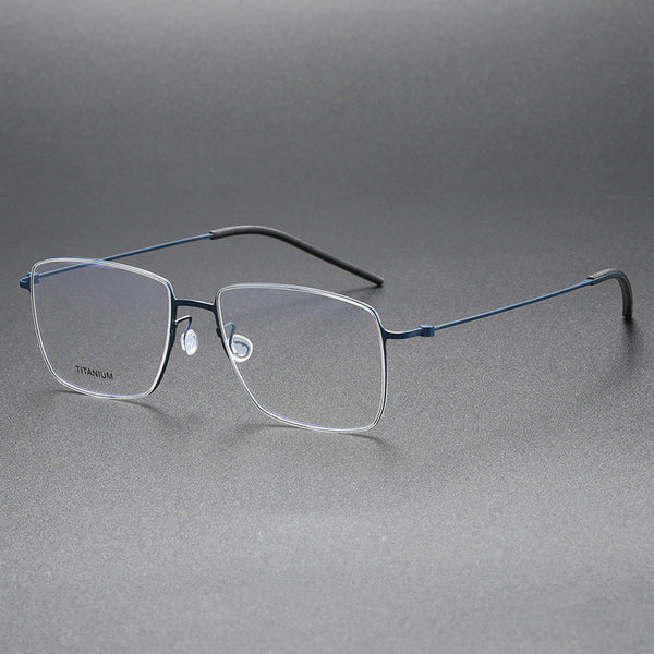 Retro Titanium Square Glasses Frame 5508