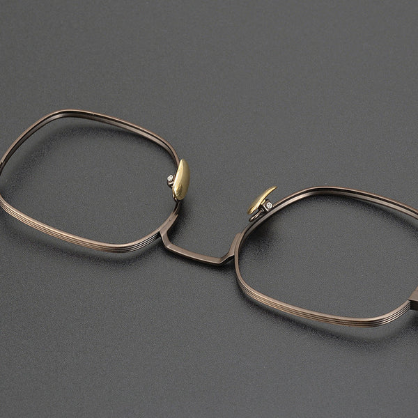 Retro Titanium Square Glasses Frame SC2205