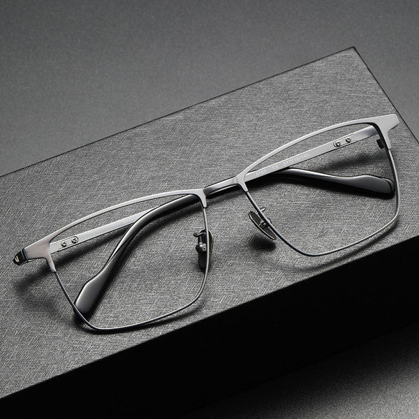 Ellyn Business Rectangle Titanium Glasses Frame