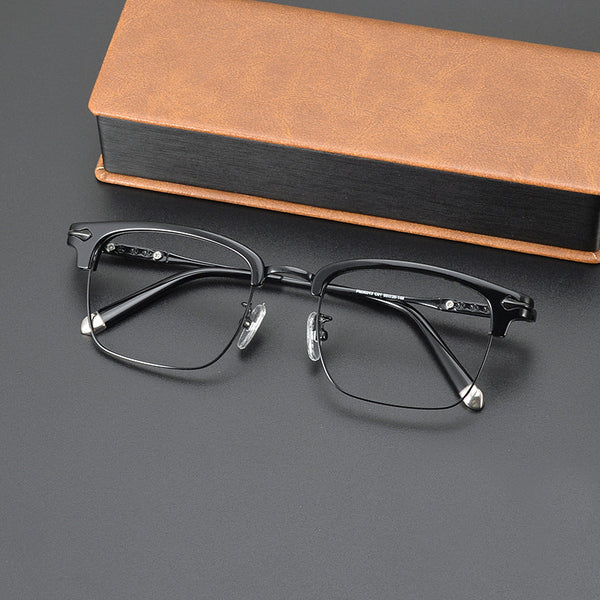 Camby Titanium Square Glasses Frames