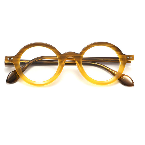 Acetate Round Retro Glasses Frame