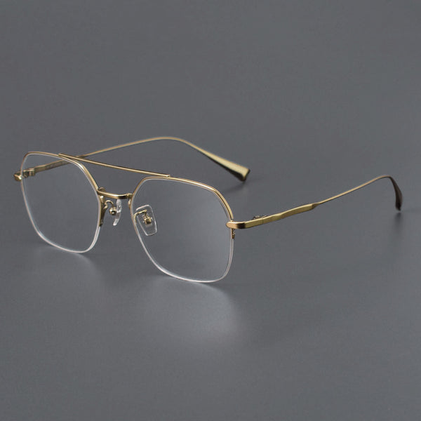 Boe Ultra-light Titanium Square Glasses Frame