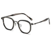 Lesley Vintage Titanium Polygon Glasses Frame