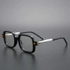 Wellington Vintage Retro Rectangle Acetate Optical Glasses Hyperopia Anti-Blue Light Reading Glasses