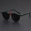 Acetate Retro Steampunk Polarized Sunglasses - CMS1030