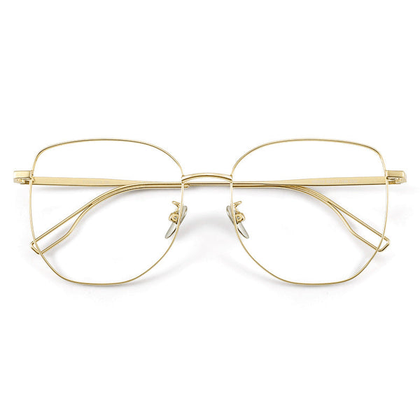 Retro Titanium Square Glasses Frame STCD013