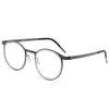 Leander Titanium Vintage Round Eyeglasses Frames 9704