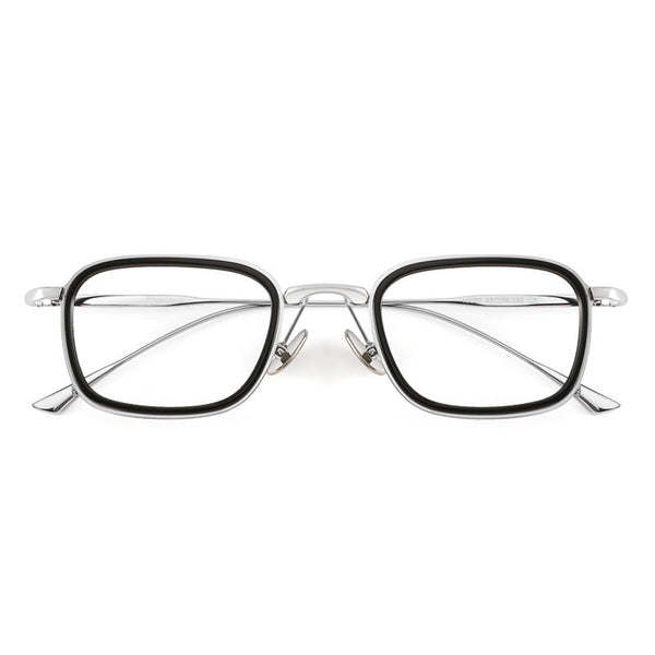 Retro Titanium Square Glasses Frame ST 19052