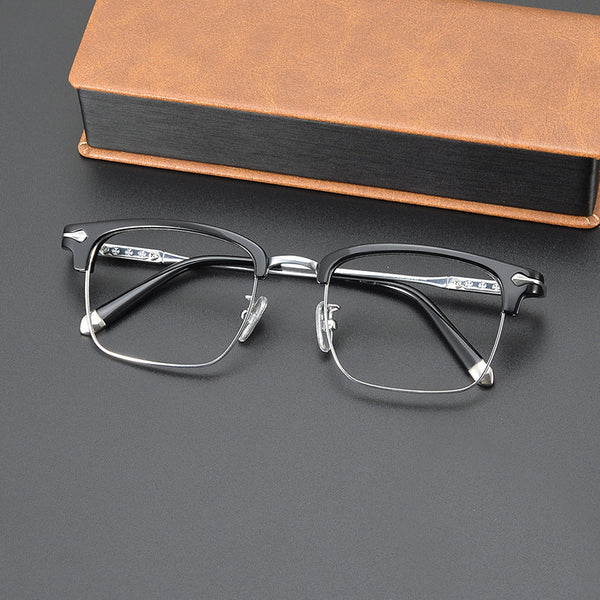 Camby Titanium Square Glasses Frames