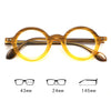 Acetate Round Retro Glasses Frame