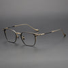 Olawt Retro Titanium Square Glasses Frame