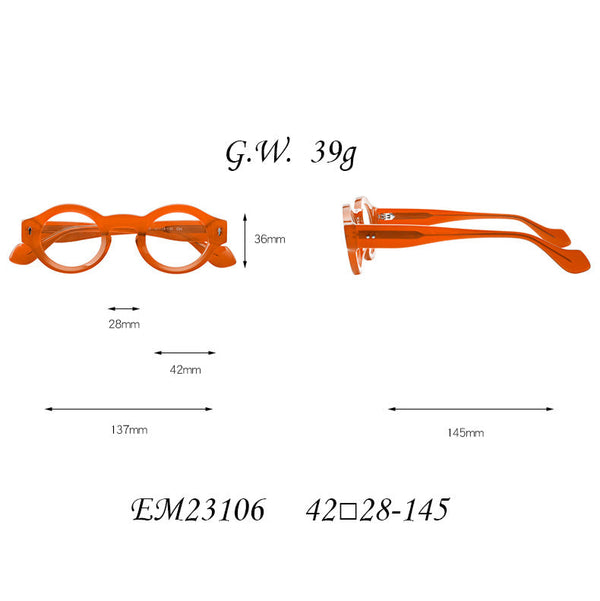 Yuki Vintage Acetate Eyeglasses Frame