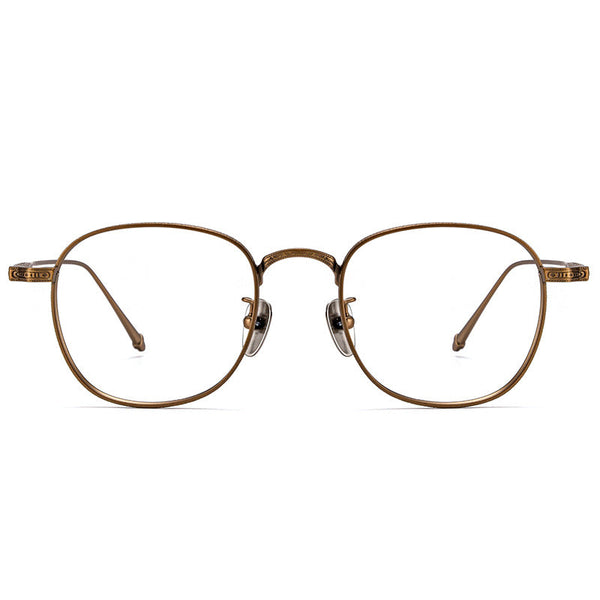 Retro Titanium Square Glasses Frame ST M3090