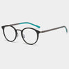 Zelma Retro Oval Titanium Glasses Frame