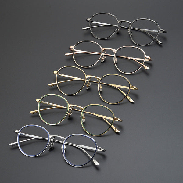 Titanium Round Glasses Frame SC006