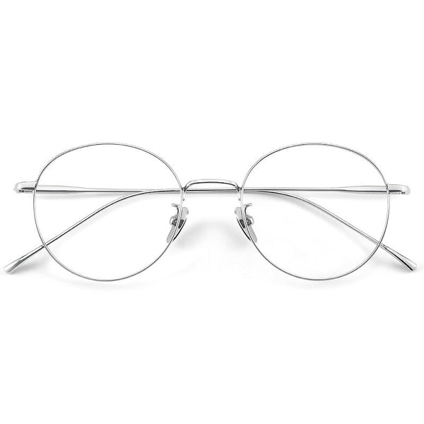 Titanium Vintage Round Eyeglasses Frames ST1644