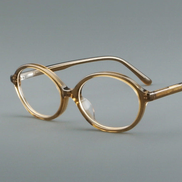 Shon Vintage Oval Acetate Glasses Frame