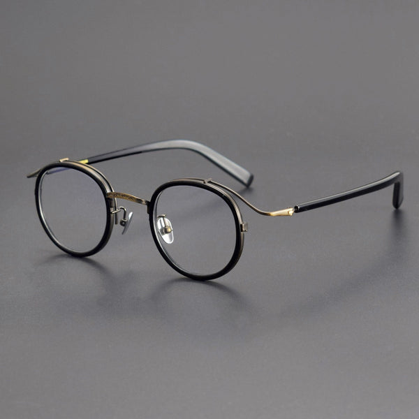 Titanium Round Glasses Frame 2526