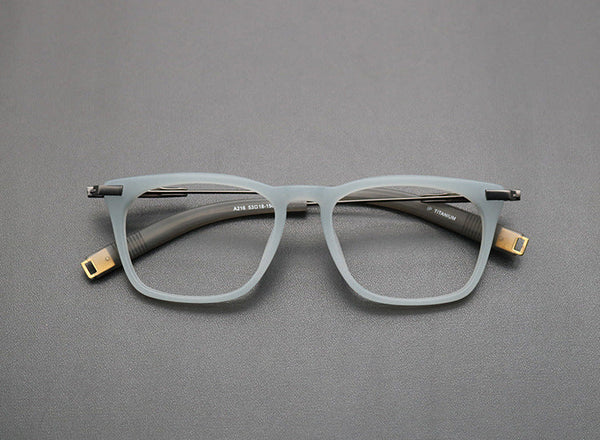 Retro Titanium Square Glasses Frame SC216