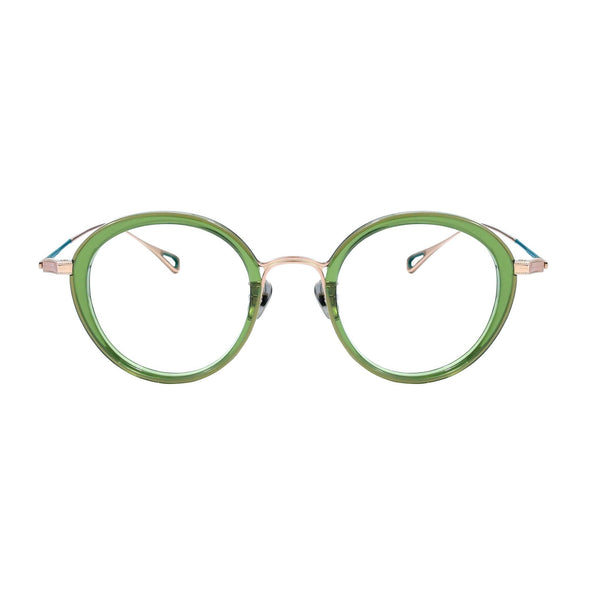 Iryna Retro Round Titanium Glasses Frame