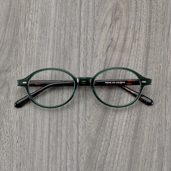 Acetate Oval Glasses Frames 8196