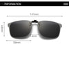 Polarized Clip on Sunglasses - CMC8821-803