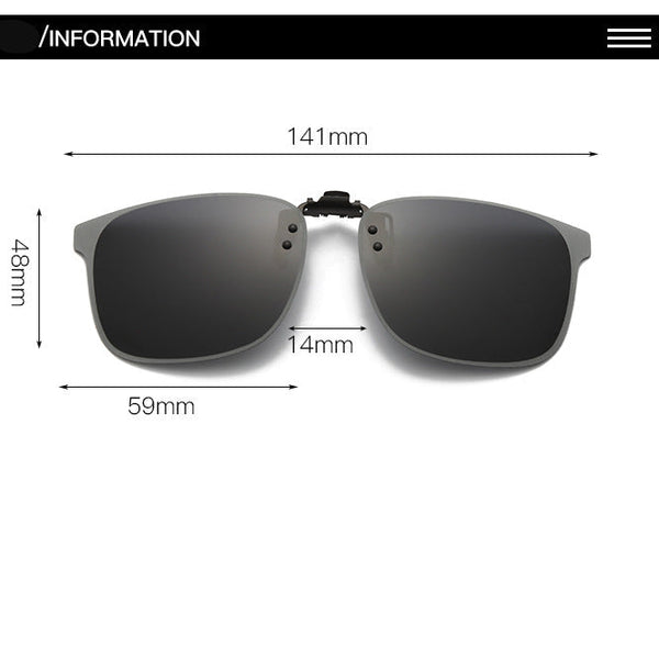 Polarized Clip on Sunglasses - CMC8821-803