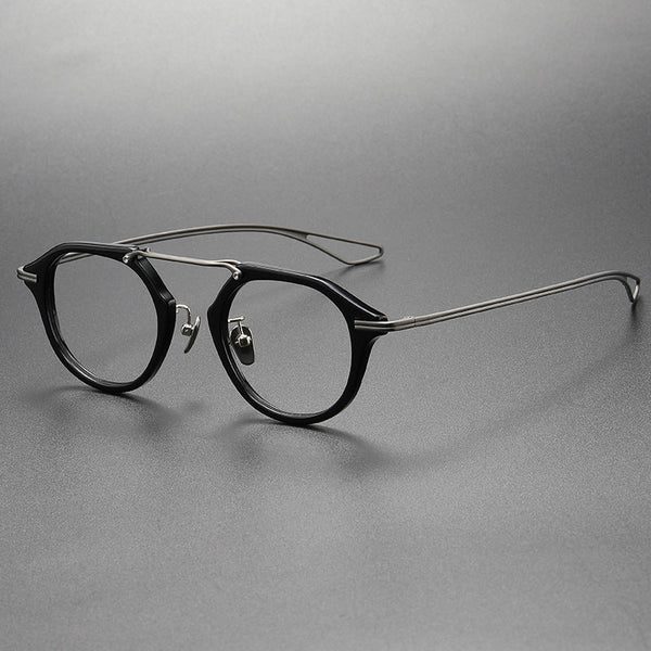 Schwan Retro Oval Titanium Glasses Frame
