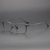Olawt Retro Titanium Square Glasses Frame