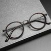 Retro Round Round Pure Titanium Eyeglass Frame