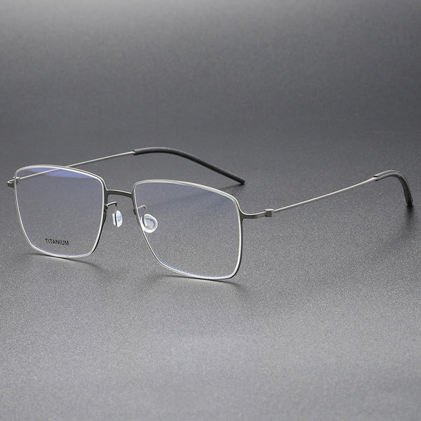 Retro Titanium Square Glasses Frame 5508