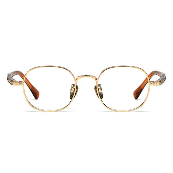 Retro Titanium Square Glasses Frame ST41465