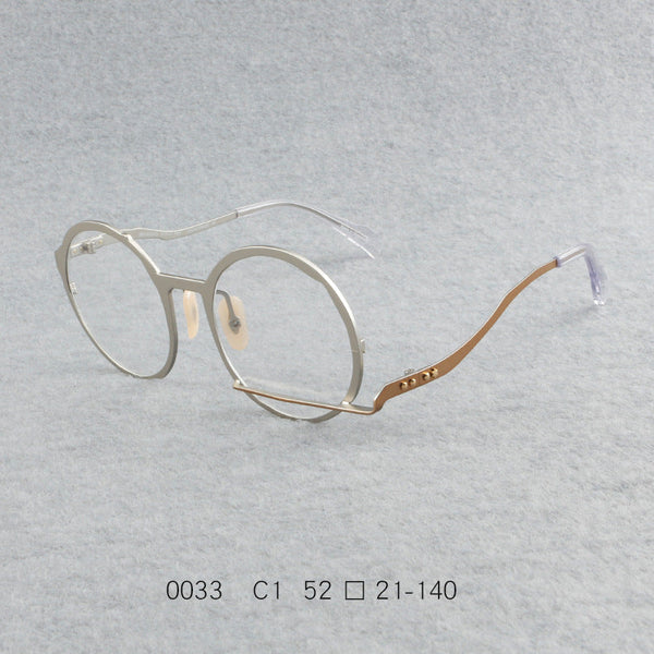 Retro pure titanium frames full frame ultra-light frames 0033