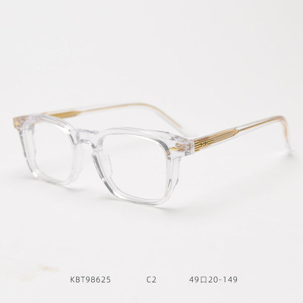 Keane Retro Rectangle Glasses Frame
