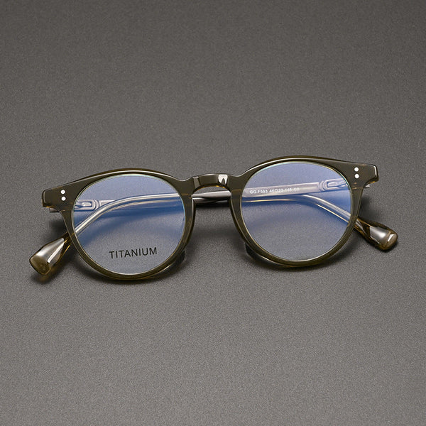 Eddy Acetate Titanium Glasses Frame