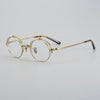 Harley Retro Round Titanium Flip-up Glasses Frame