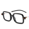 Wellington Vintage Retro Rectangle Acetate Optical Glasses Hyperopia Anti-Blue Light Reading Glasses