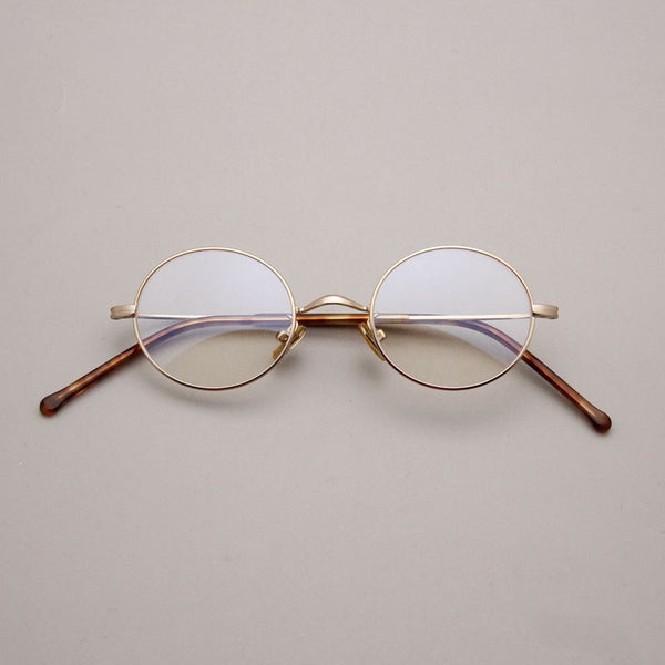 Metal Oval Glasses Frames V14