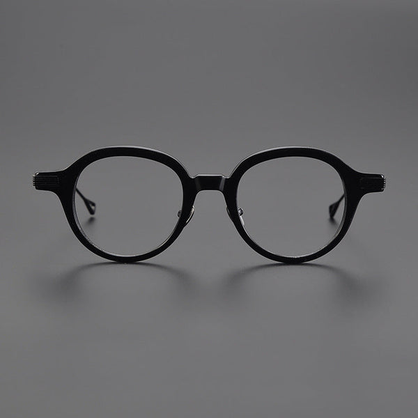 Titanium Vintage Round Eyeglasses Frames SC005