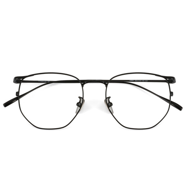 Titanium Geometric Glasses Frame ST10901