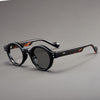 Vintage Retro Round Acetate Anti-Blue Light Photochromic Reading Glasses - LHBS2501