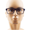 Foote Retro Square Acetate Glasses Frame